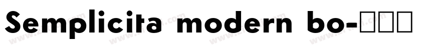 Semplicita modern bo字体转换 Semplicita modern bo字体转换